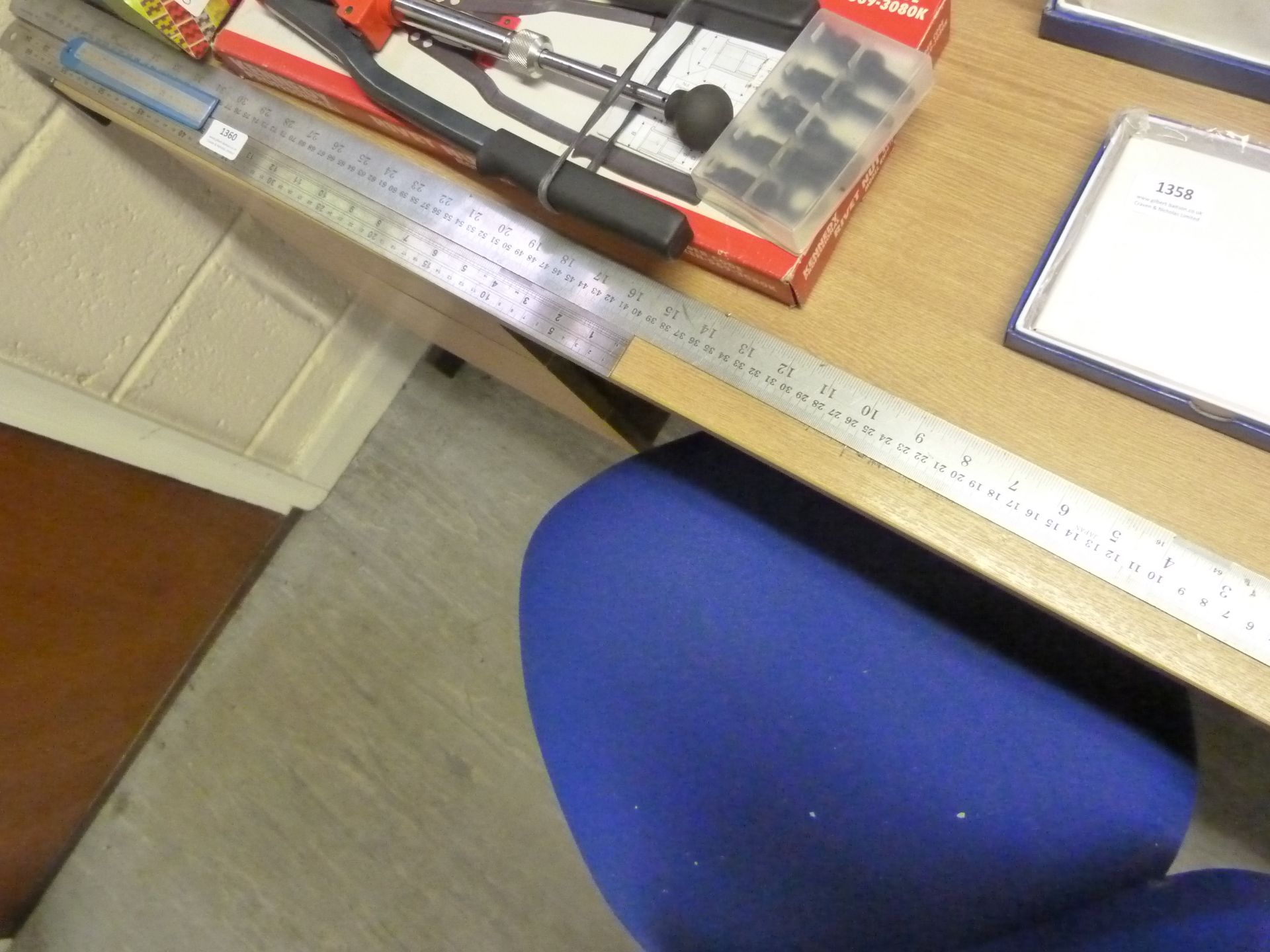*1m, 600mm and 150mm Steel Rulers