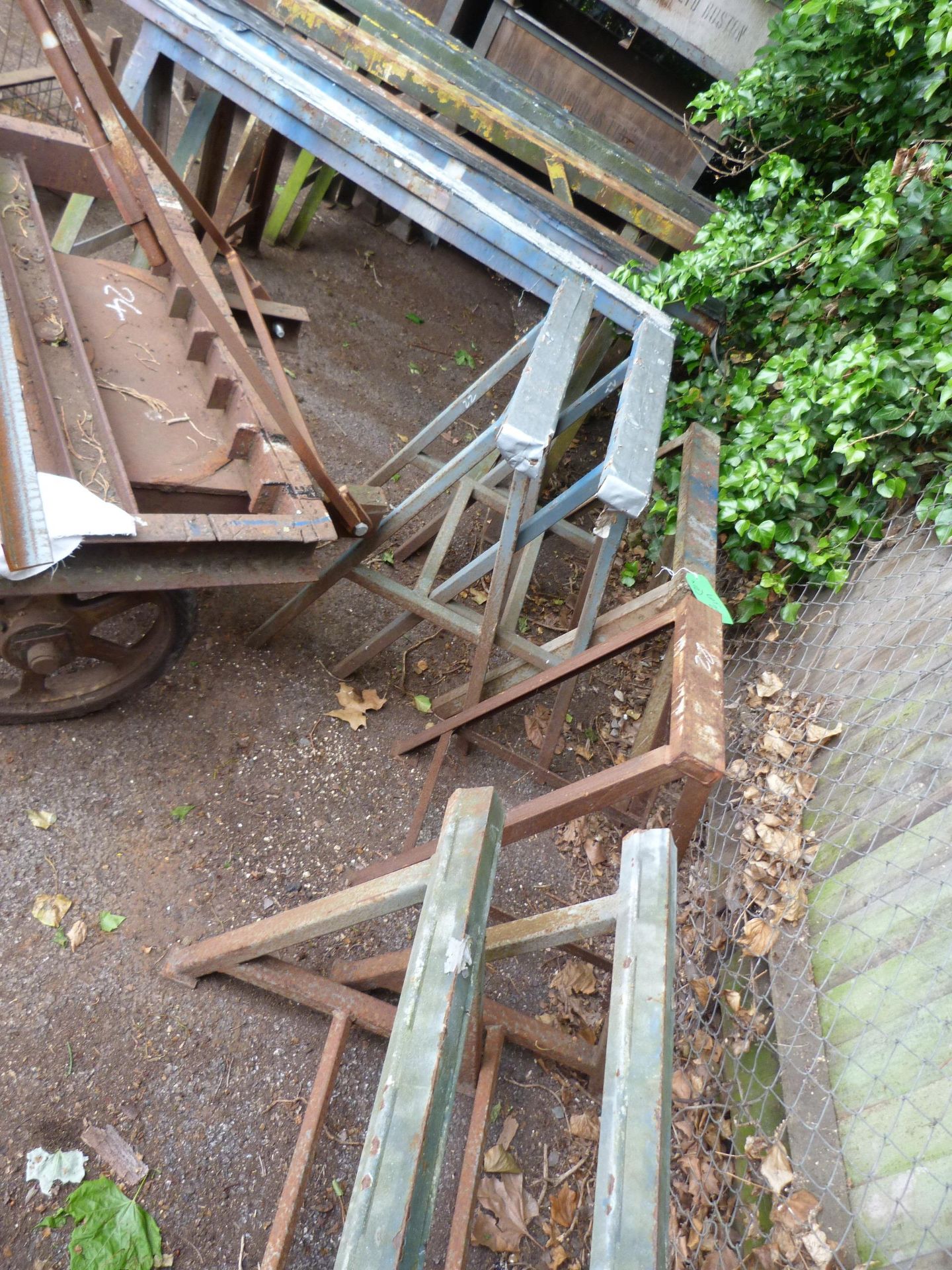 *Twelve Assorted Steel Trestles - Image 2 of 2