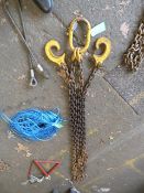 *Massey 150T 7.5 ton Two Leg Chain Sling