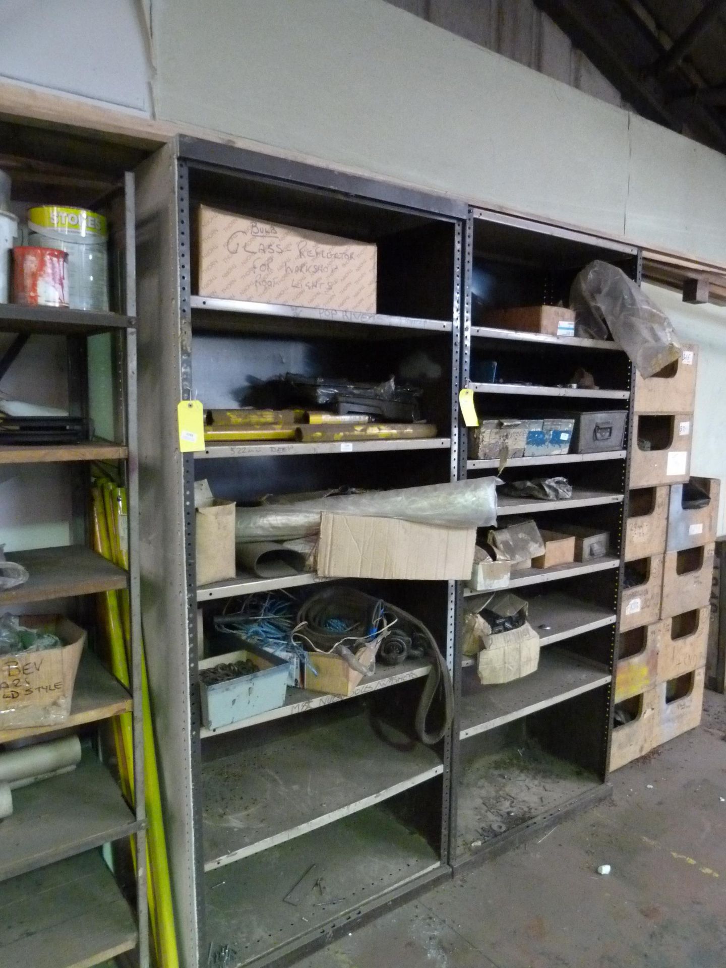 *Steel Shelf Unit with Five Shelves