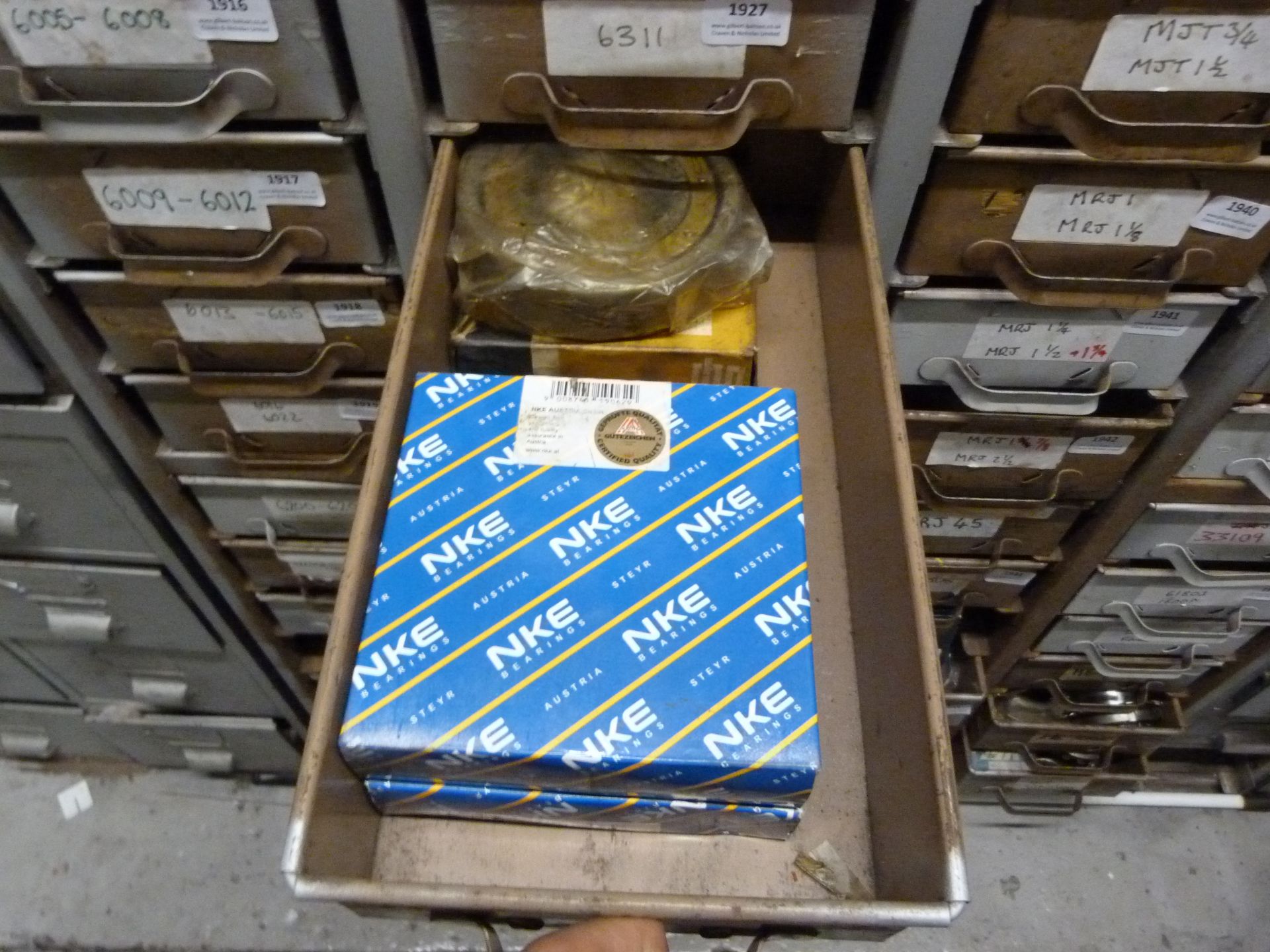 *Drawer of Size 6313 Bearings