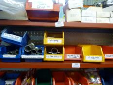 *Shelf of Various Pipe Push Fittings