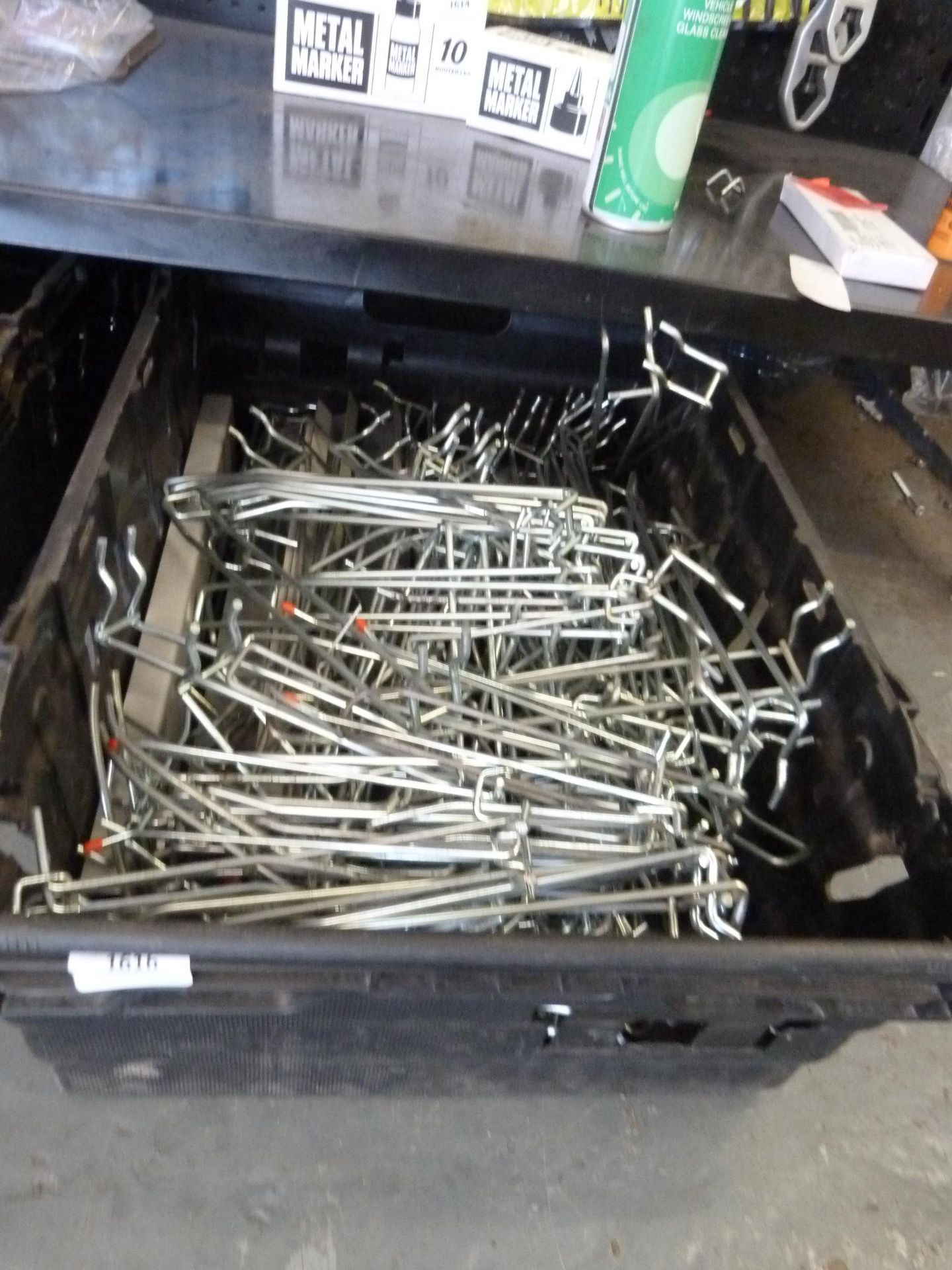 *Tray of Shop Fitting Rails