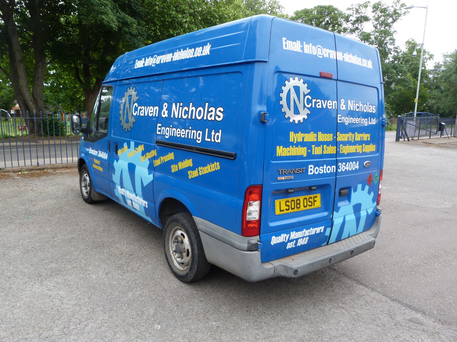 *Ford Transit 85T280 Van 2008 (blue), Reg: LS08 OSF - Image 3 of 7