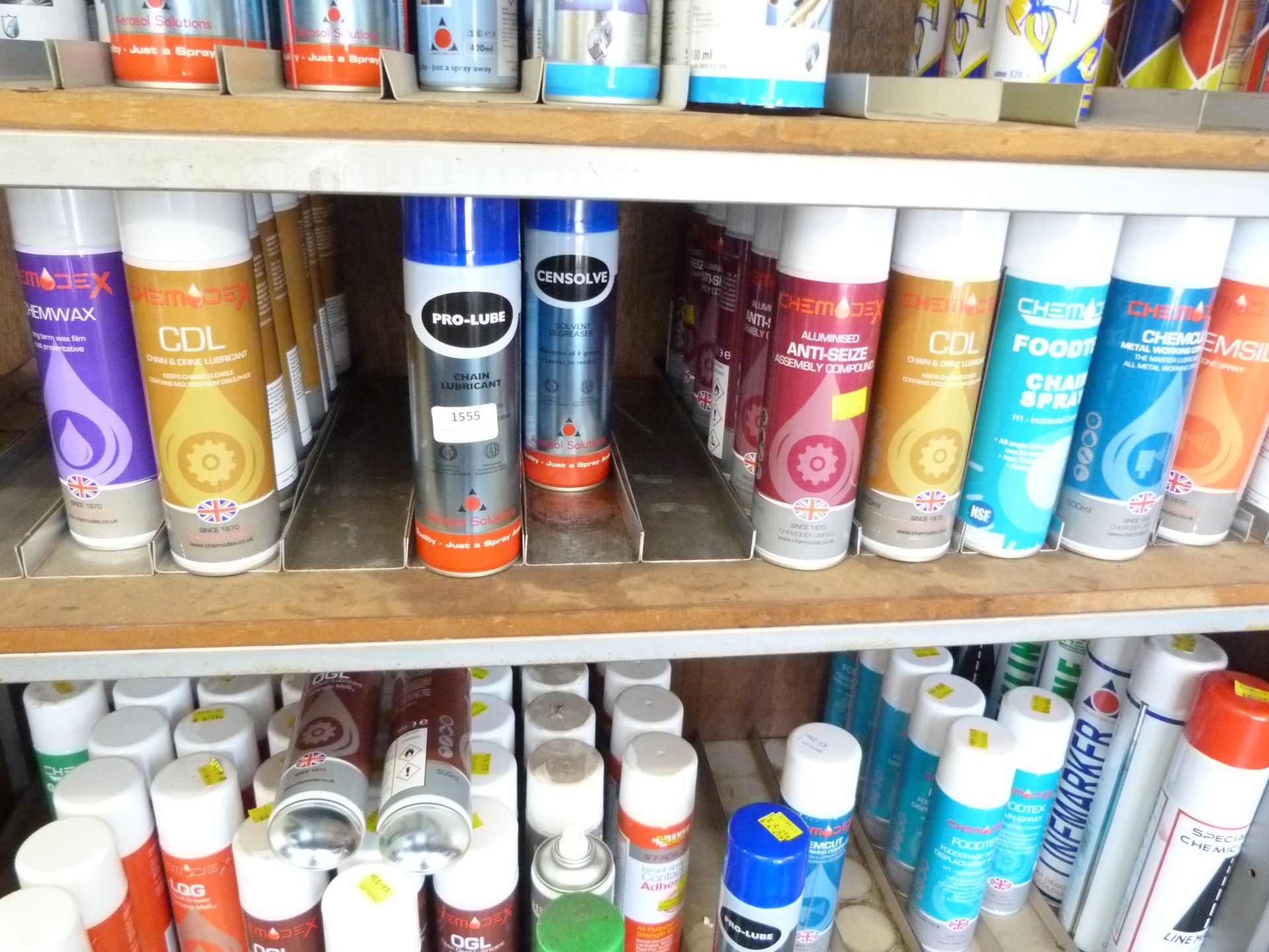 *~45 Cans of Various COSH Aerosols; Chem Wax, CDL, Chain Lubricant, Solvent Degreaser, Anti-Seize,