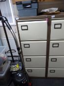 *Four Drawer Foolscap Filing Cabinet (coffee & cream)