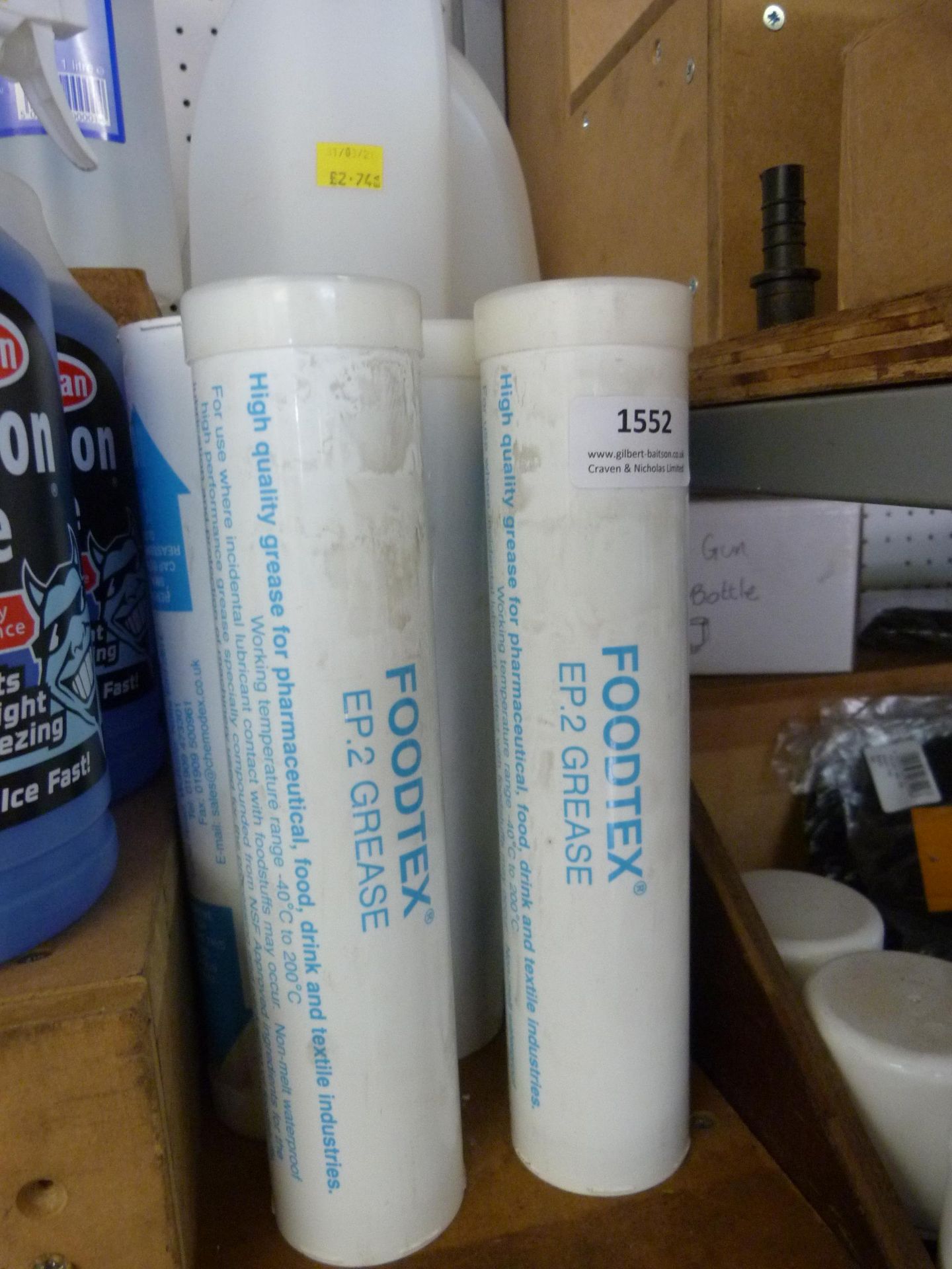 *~15 Tubes of Foodtex Grease