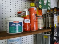 *Assortment of COSH Items to Include Leak Protection Sprays, Joint Pastes, Cleaners, Creams, etc.