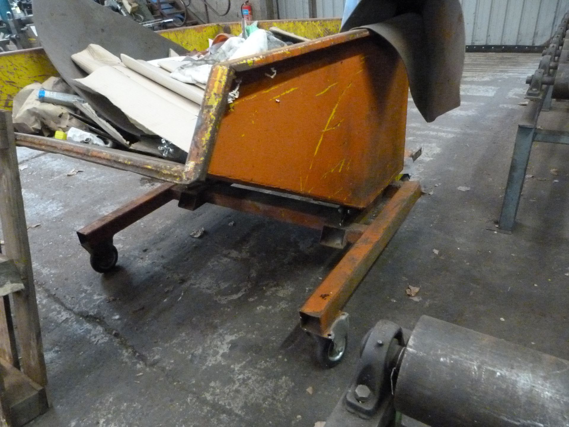 *Orange Forklift Tipping Stillage - Image 2 of 2