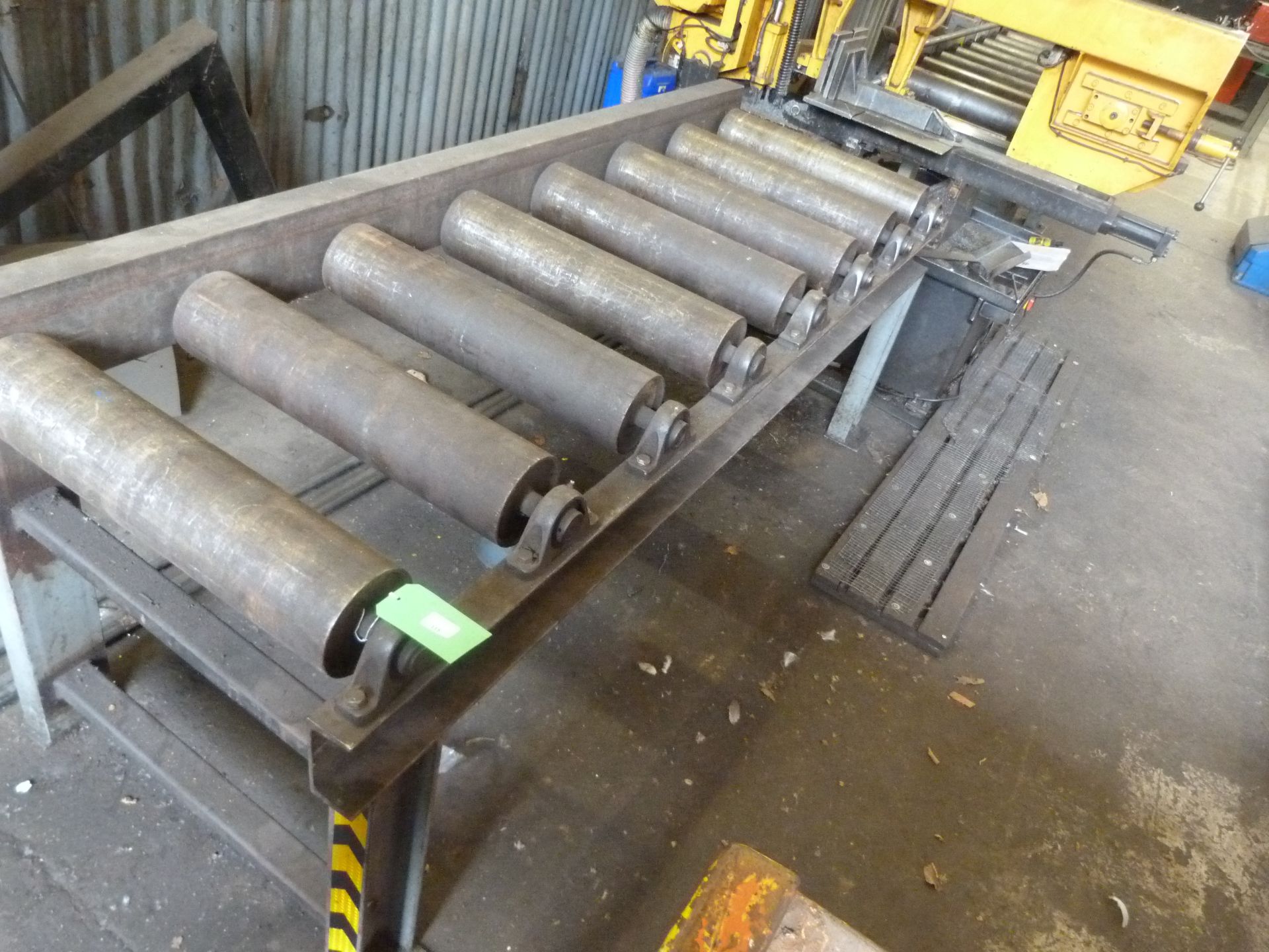 *Set of Eight Steel Rollers 2.3m x 600mm