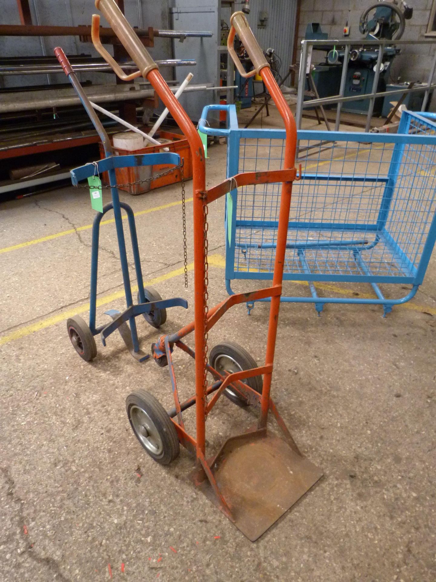 *Orange Sack Barrow with Solid Wheels