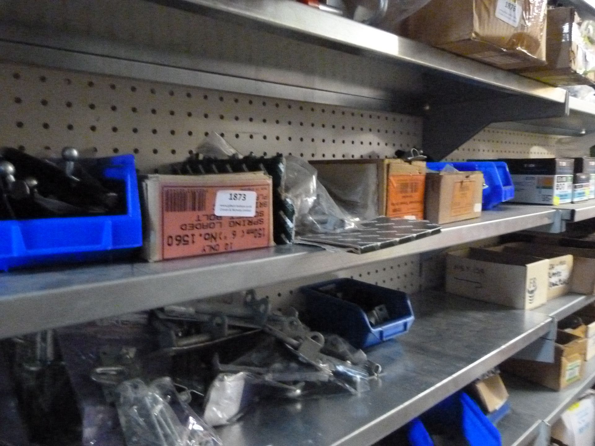 *Shelf of Various Sized Gate Hinges