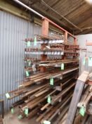 *Double Sided Eight Tier Steel Rack (three bays)