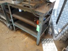*Engineer's Bench with Two Shelves and Upstand to