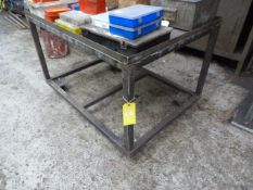 *Steel Table on Wheels 110x80x75cm