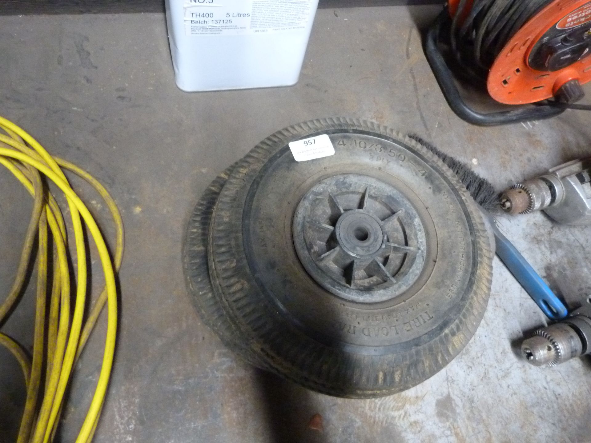 *Pair of 4.1/3.50-4 2 Ply Wheels and Tyres