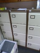 *Four Drawer Foolscap Filing Cabinet (coffee & cream)