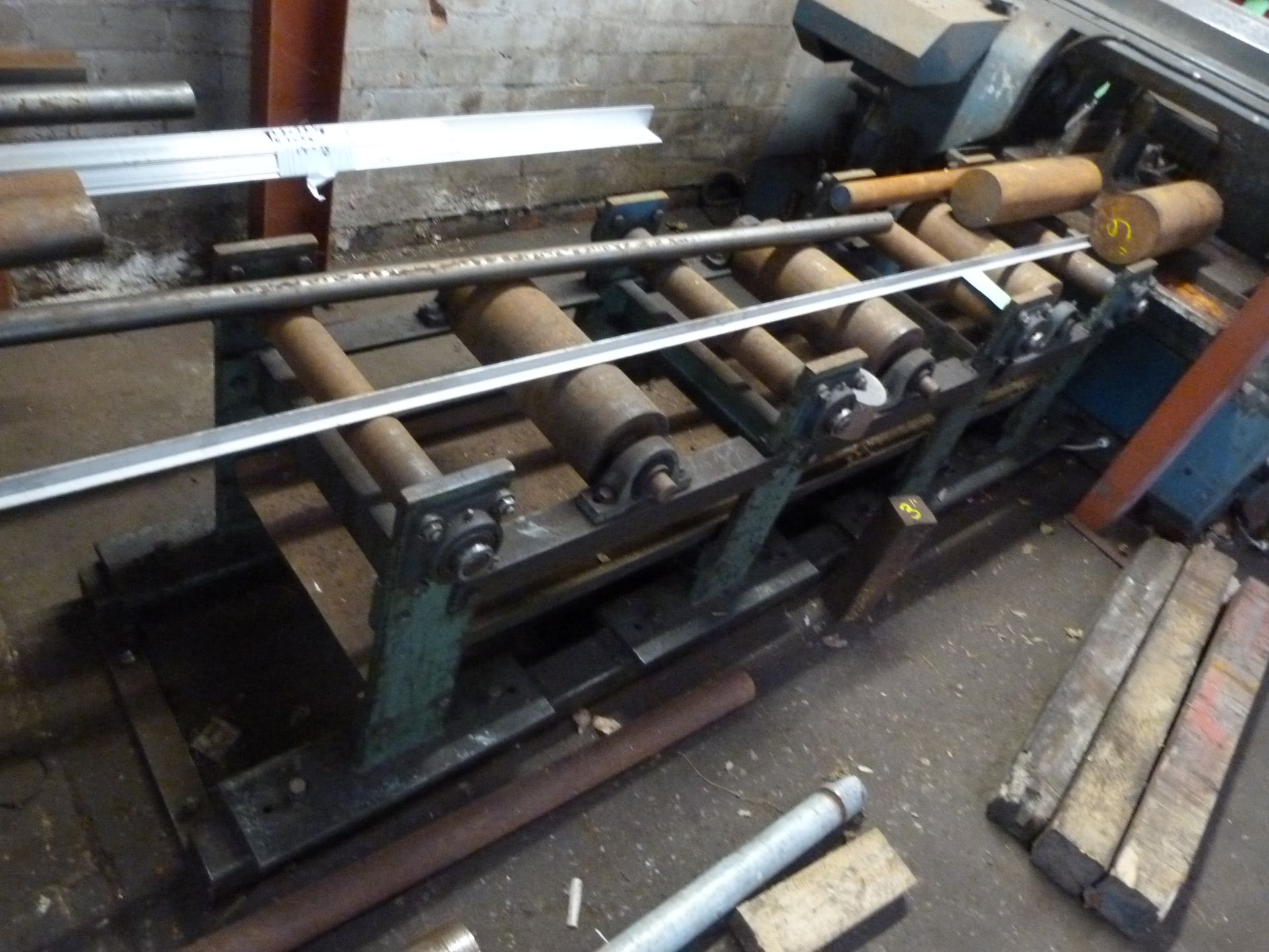 *Heavy Duty Set of Seven Steel Rollers ~1.8m long