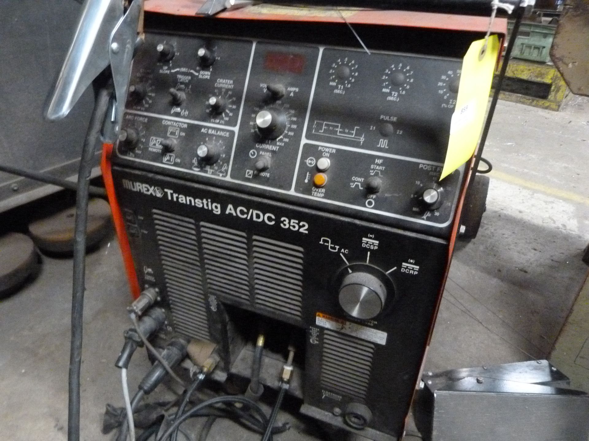 *Murex Transtig AC-DC 352 Tig Welder with Looms, Earths, etc.