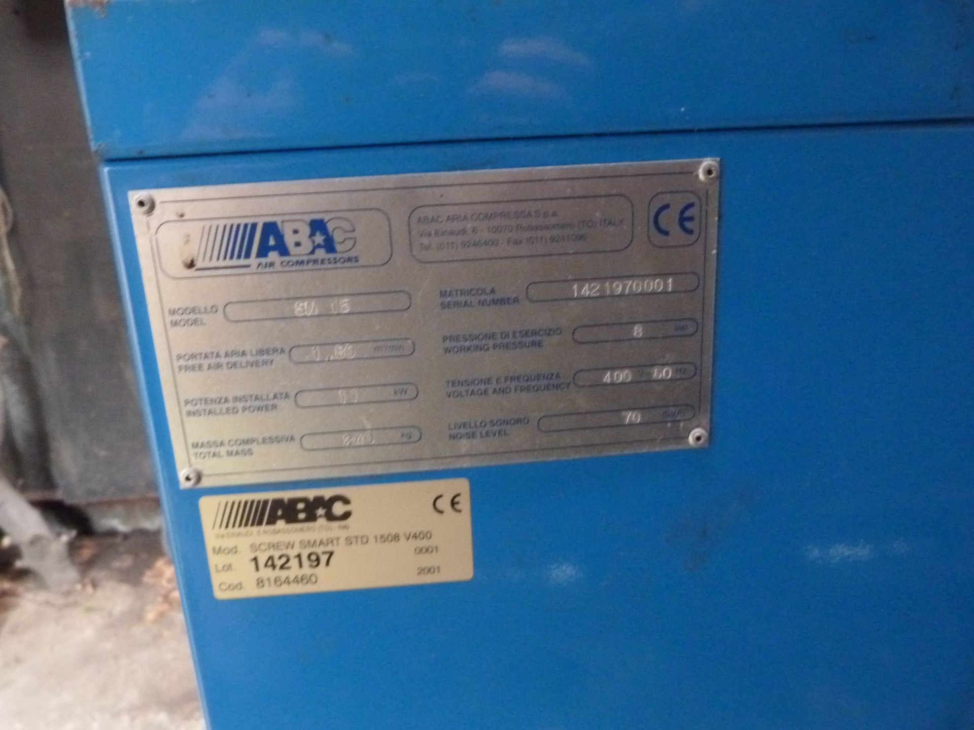 *Smart 1508 Standard Air Compressor - Image 3 of 3