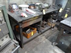 *Contents Under Workbench to Include Various Pieces of Scrap Metal, etc.