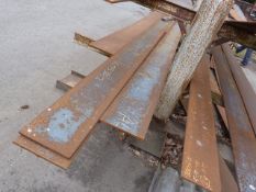 *Contents of Steel Racks (lot 9) to Include Various Lengths of Carbon Steel Flat Bar