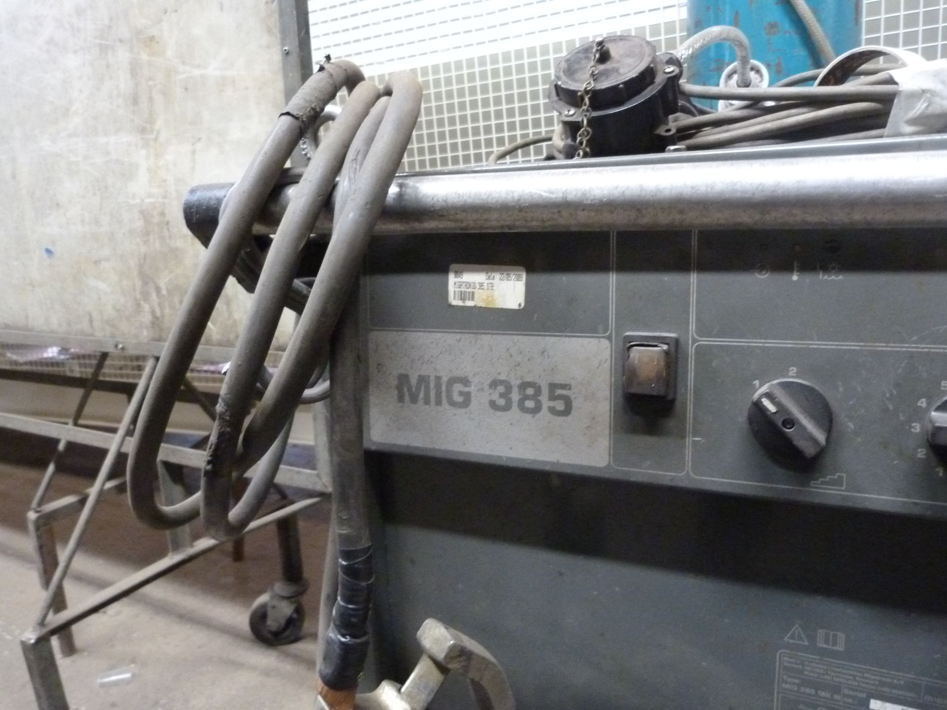 *Migatronic 385 Mig Weld Set with Torch and Earth Cables - Image 3 of 3