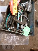 *Box of Tools; G-Clamps, Tin Snips, Hammers, etc.