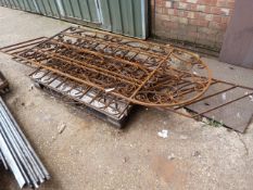 *Pallet of Various Wrought Iron Gates, Railings, etc.