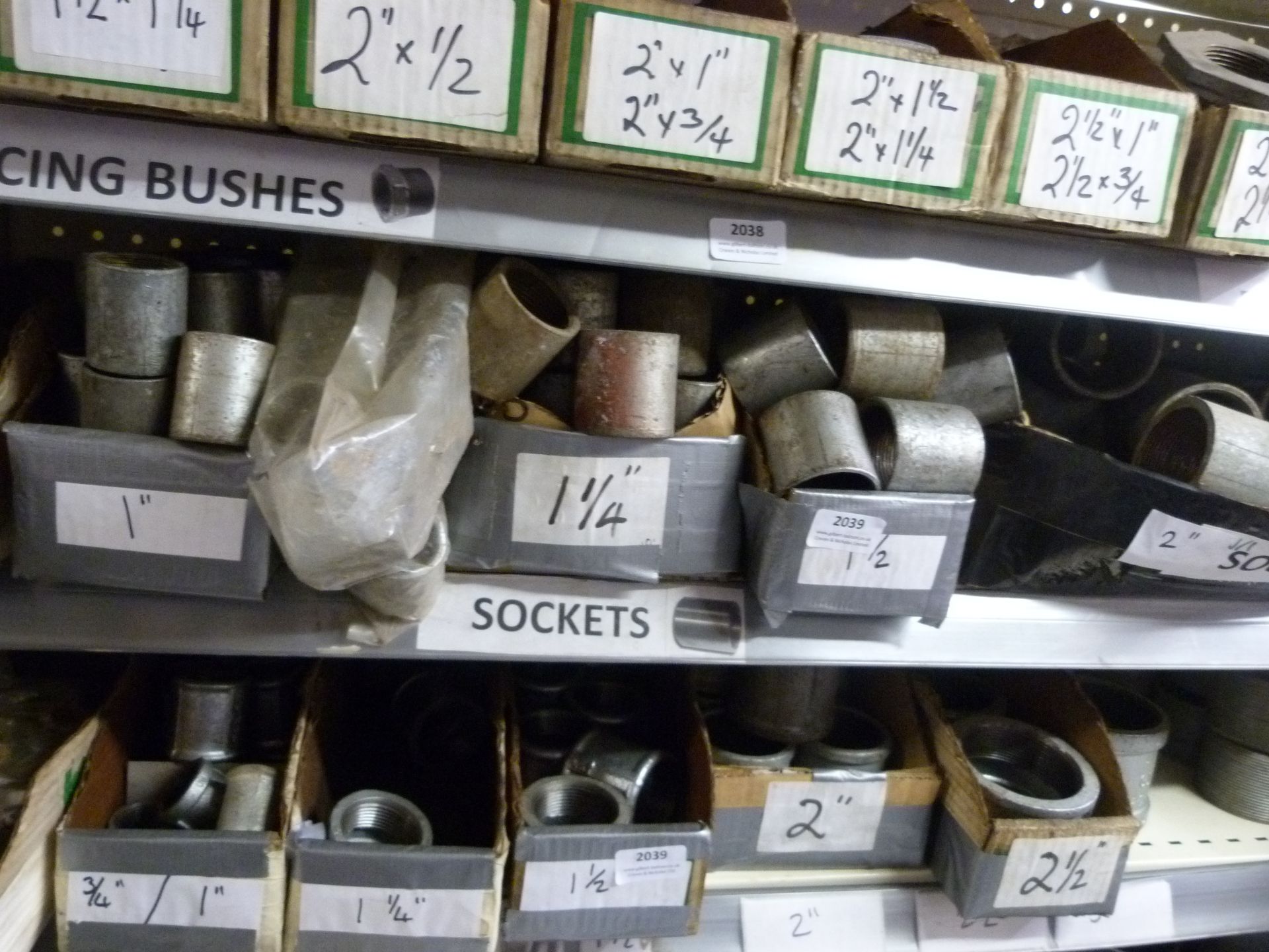 *Shelf of Various Pipe Joints