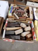 *Two Boxes of Assorted Wood Turning Blanks