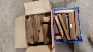 *Two Boxes of Assorted Exotic Hardwoods etc.