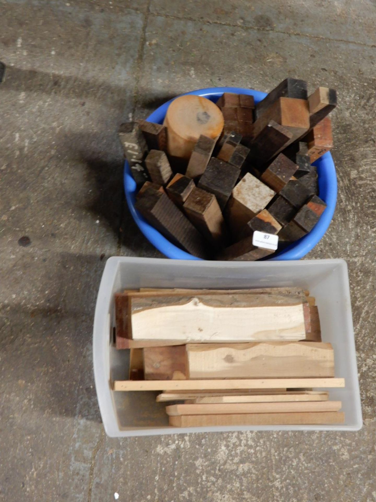 *Two Boxes of Exotic Hardwoods, Wood Turning Blank