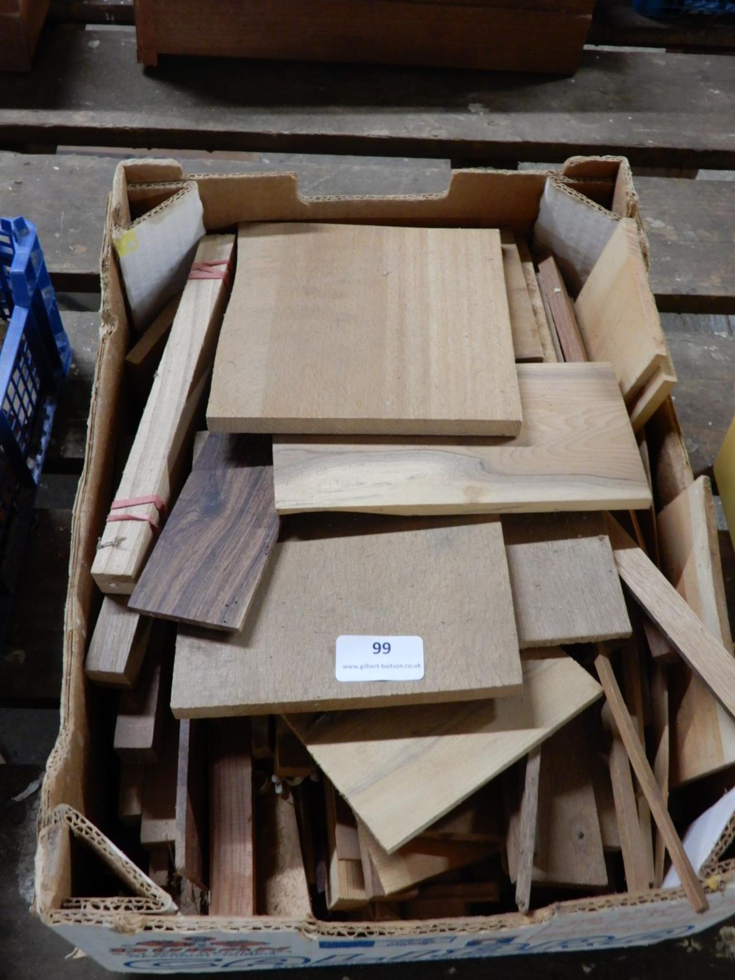 *Box of Assorted Marquetry Timbers