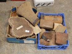 *Two Lots of Assorted Exotic Hardwoods, Wood Turning Blanks, etc.