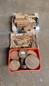 *Three Boxes of Wood Turning Blanks