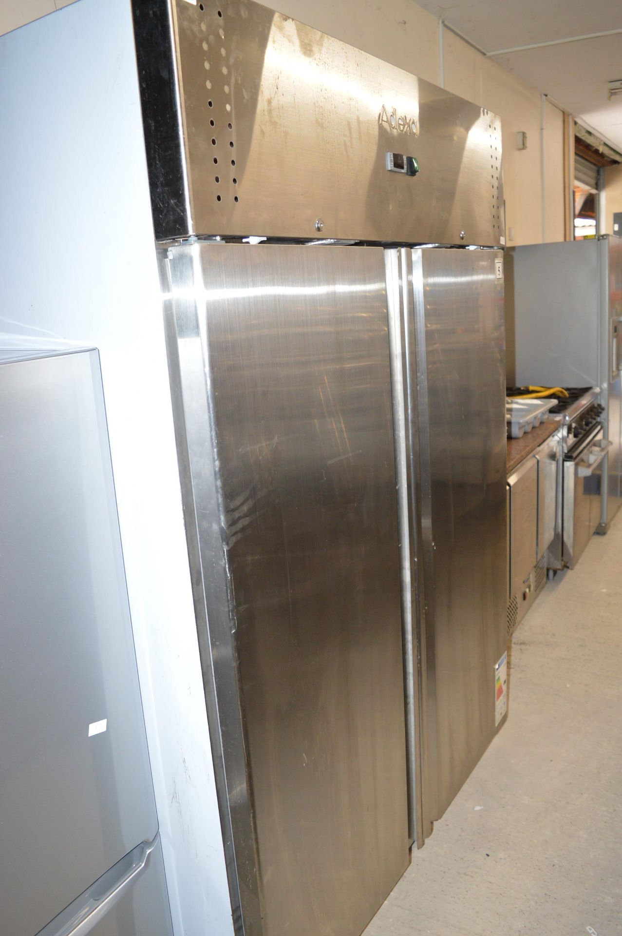 *Adexa Stainless Steel Double Door Refrigerator Model: F1200S