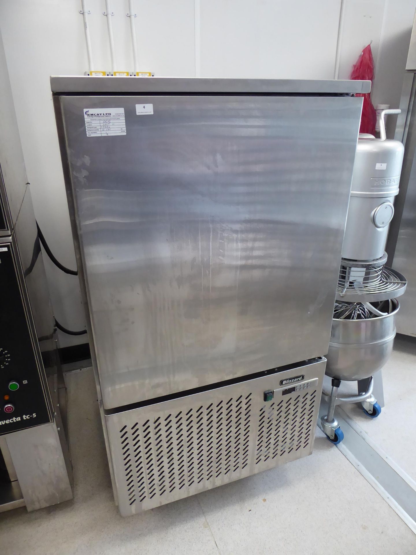 * Blizzard blast chiller freezer. BCF40HC. 800w x 800d x 1500h