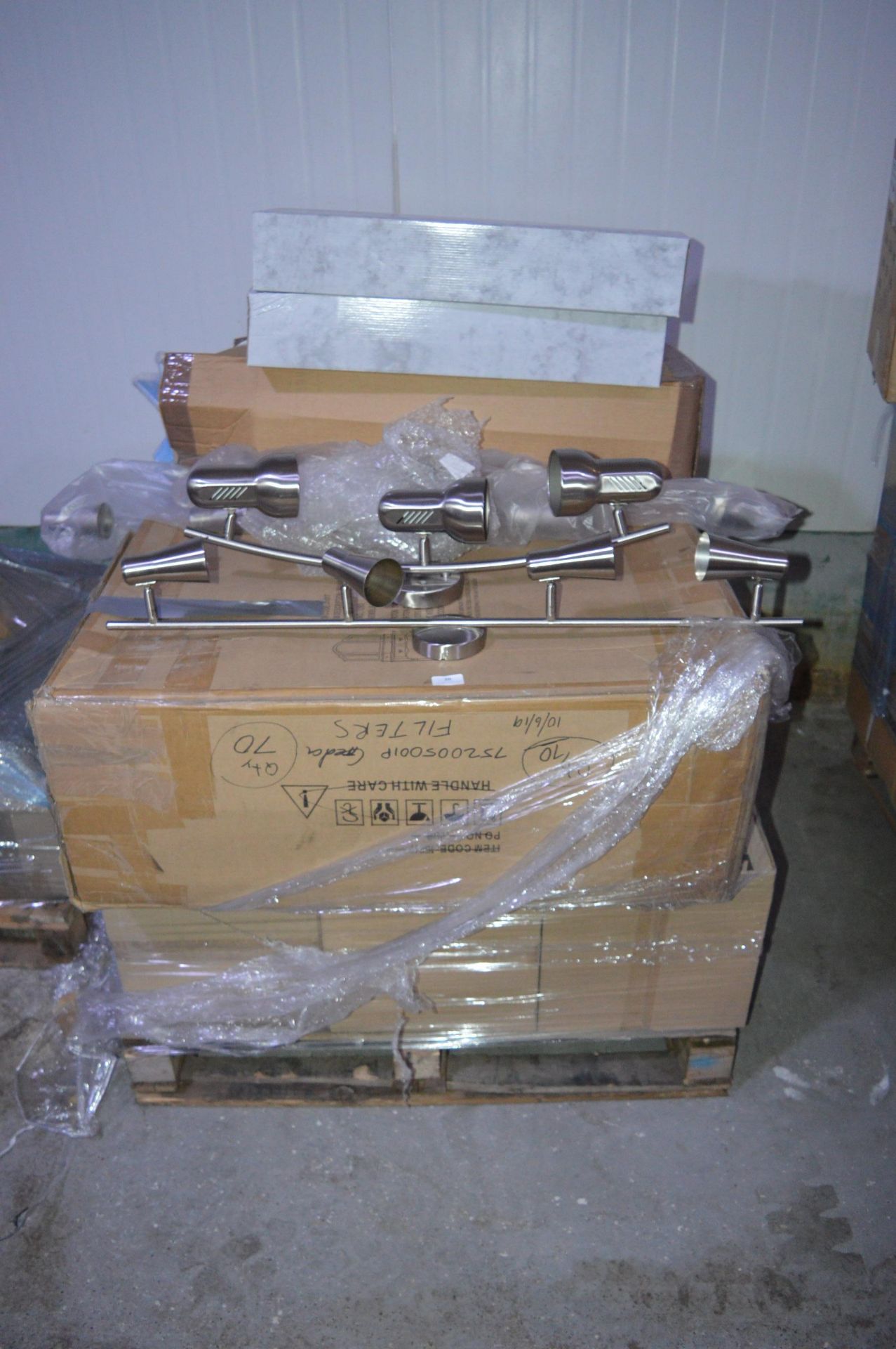 *Pallet of Endon and Other Ceiling Lights in Satin