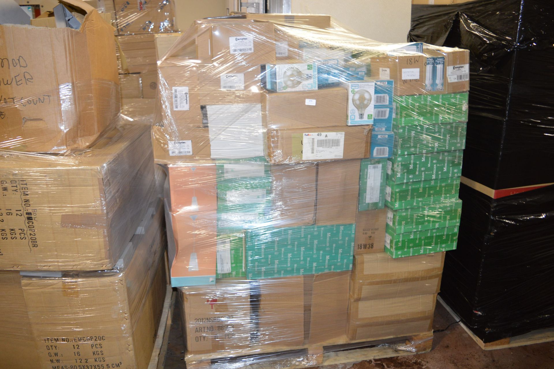 *Pallet of Assorted Low Energy Lightbulbs, LED Edi