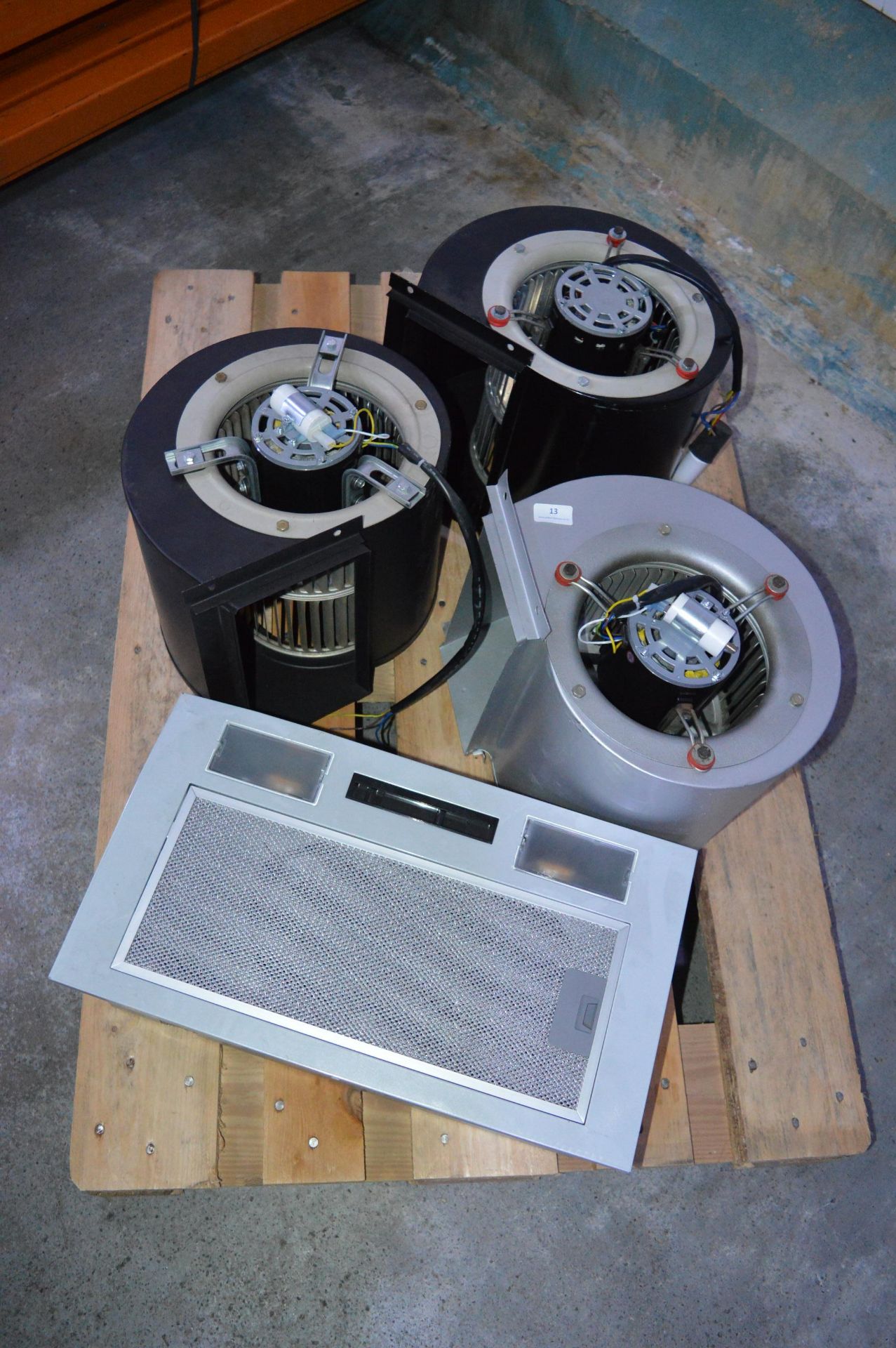 *Three Centrifugal Fans and a Domestic Extractor