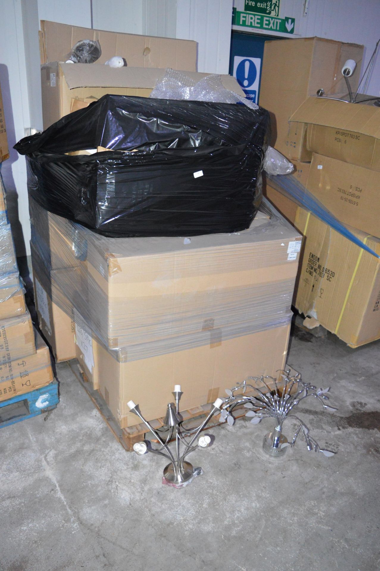 *Pallet of Assorted Satin Steel and Polished Chro