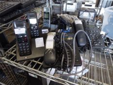 * selection of landline phones