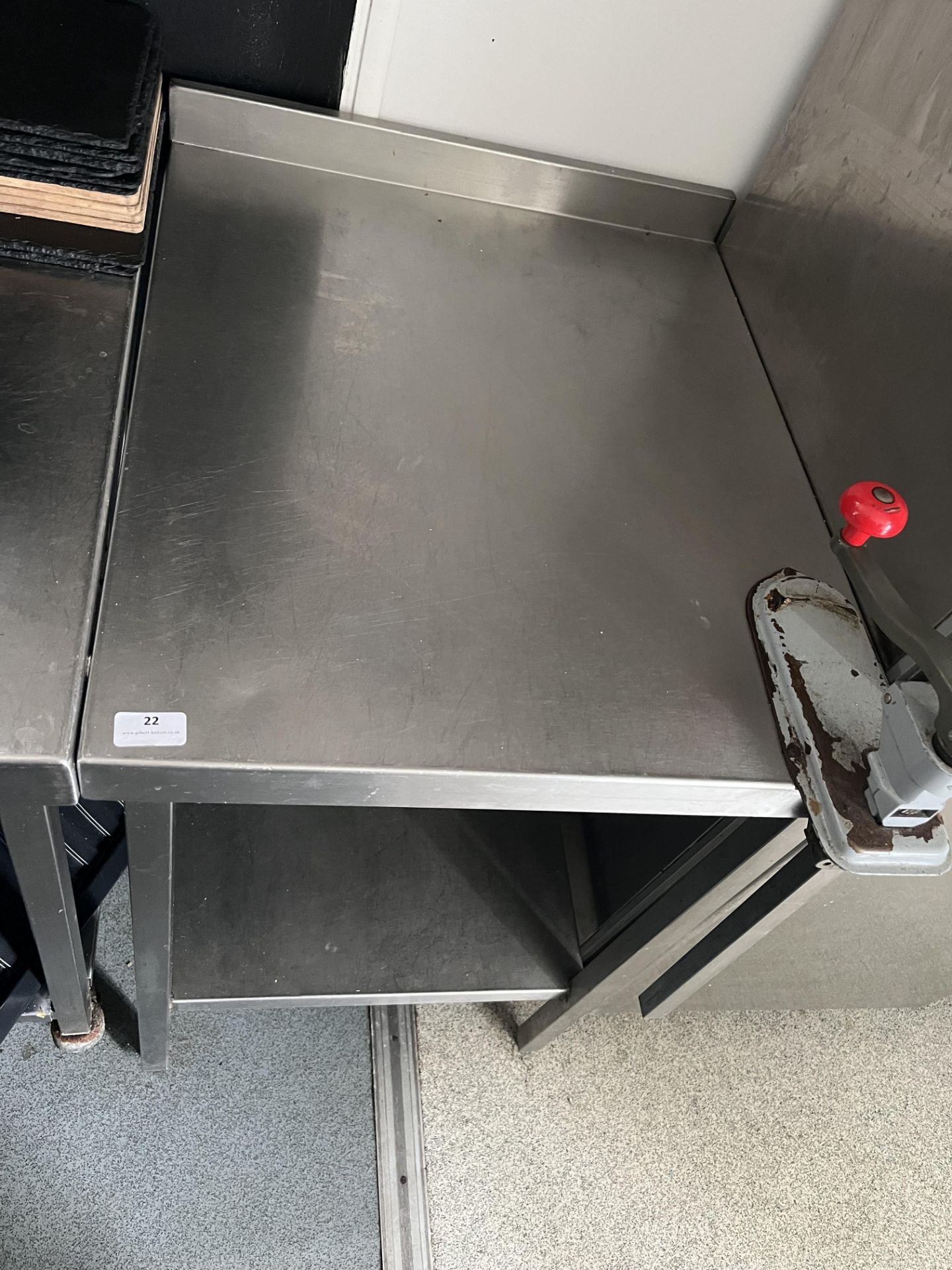 *Stainless Steel Preparation Table 55x65cm with Un