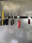 *Two Magnetic Racks and Chef's Knives