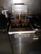 *Pitco Gas Fired Single Compartment Two Basket Fry