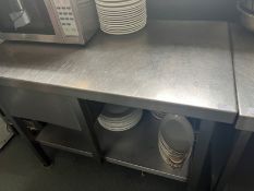 *Stainless Steel Preparation Table with Undershelf