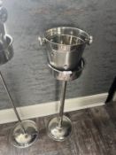 *Stainless Steel Ice Bucket on Stand