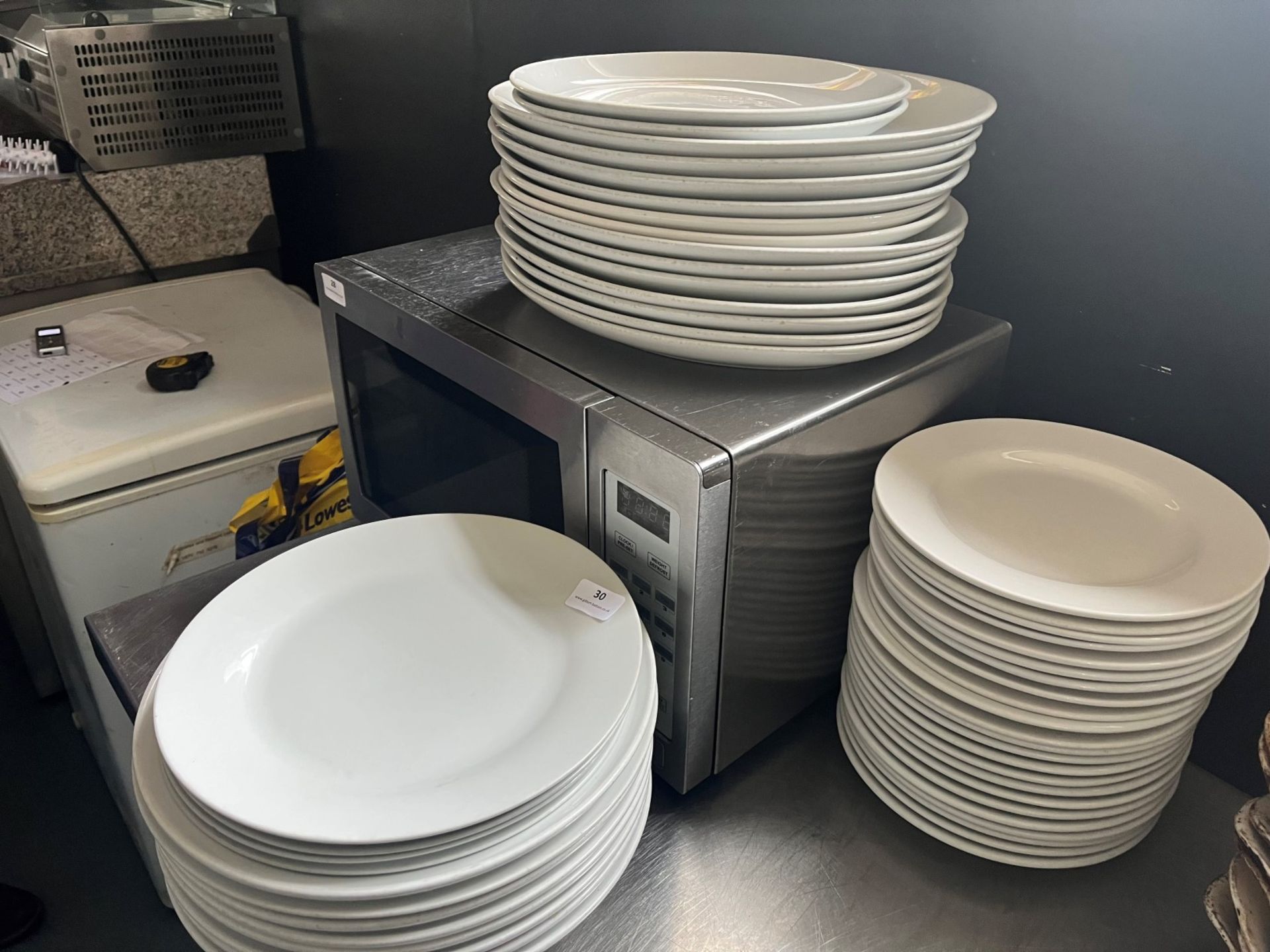 *~60pcs of White Crockery