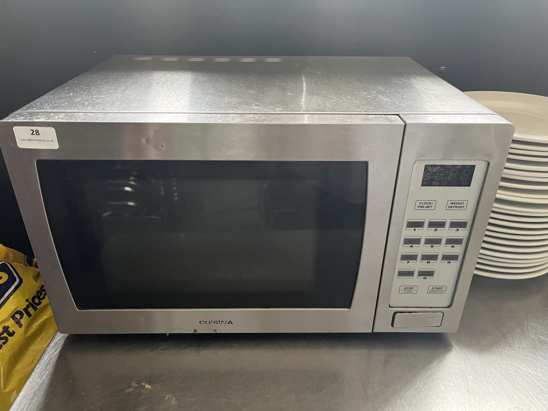 *Quisina Stainless Steel Commercial Microwave Oven